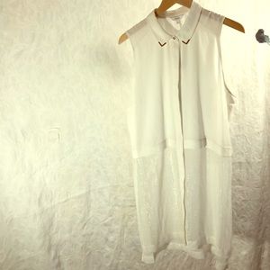 Elegant tunic shirt dress